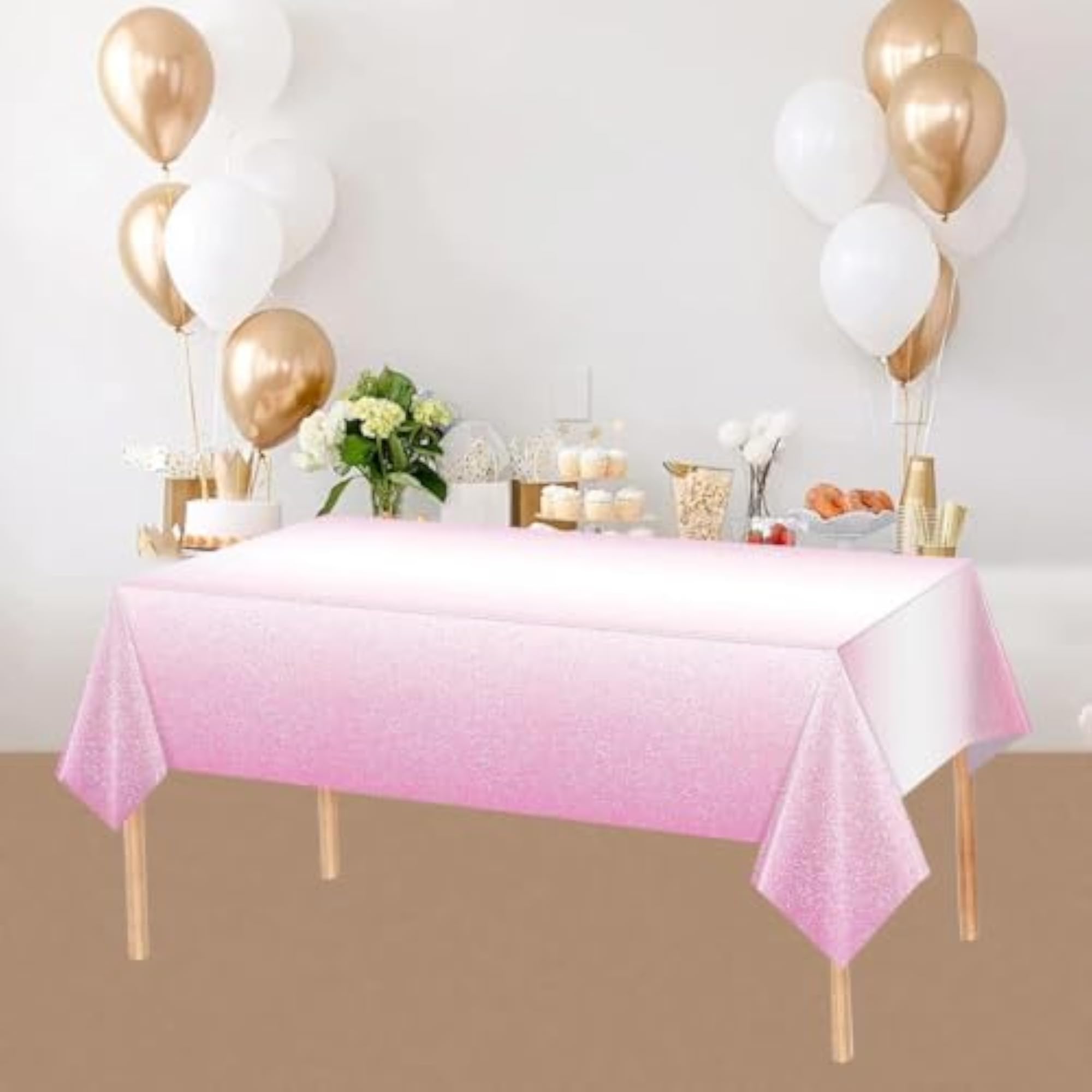 DIY Rectangular Ombre Tablecloth for Kitchen & Dining Room