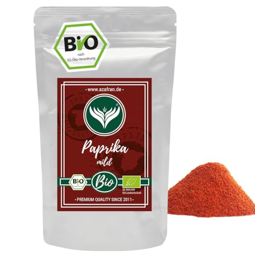 Azafran BIO Paprika Pulver mild gemahlen spanisch - Delikatess Paprikapulver (edelsüß) 250g