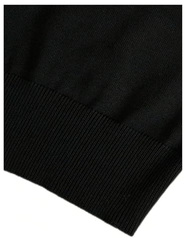 SHENHE Men's Long Sleeve Mock Turtleneck Sweater Pullover Regular Fit Soft Knit Top Jumper4