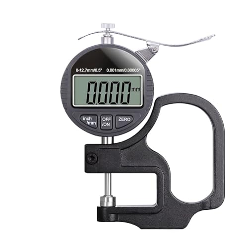 Micrómetro digital de espesor 0-12.7mm LCD