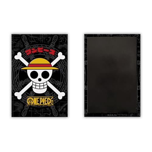 Imán decorativo One Piece Straw Hat Skull 5.5x8 cm miniatura 2