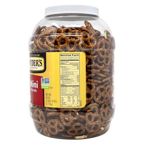 Image of Snyder's of Hanover Mini Pretzels, 40 Ounce Canister