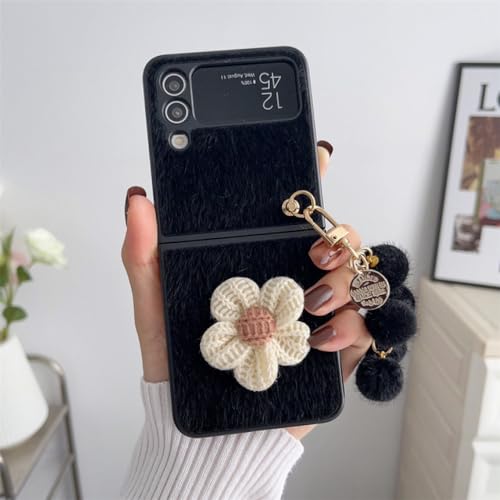 Coque peluche Tournesol 3D antichoc pour éviter les chutes du Samsung Z Flip 5 4 3