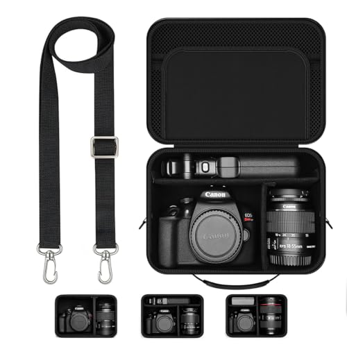 Hard Shell Camera Case for Canon & More