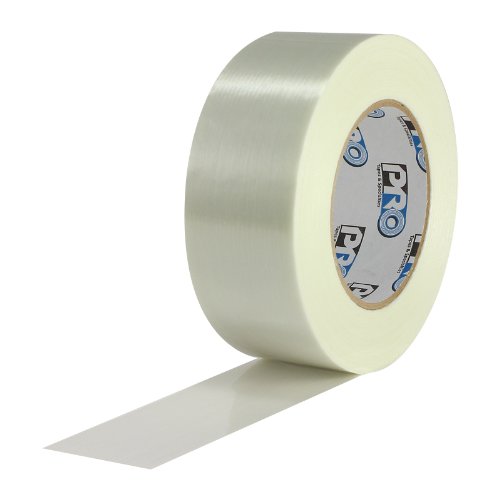 ProTapes Pro 162 Synthetic Rubber Heavy Duty Premium Filament Tape, 60 yds Length x 3/4" Width (Pack of 48)