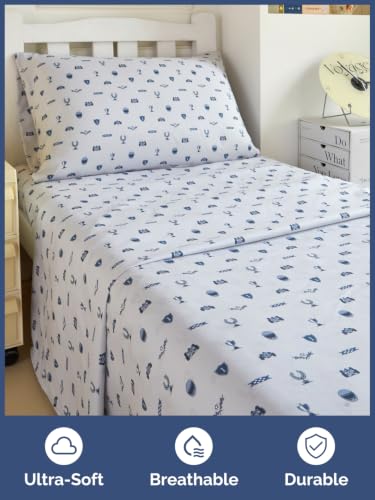 Image of Kids Twin Size Racing Bed Sheets - 3 Piece Kids Racing Sheet Set - Speedy Champion Bedding - Ultra-Soft, Cute & Cozy - Breathable & Machine Washable - Race Bed Set for Boys, Girls, Teens & Toddlers