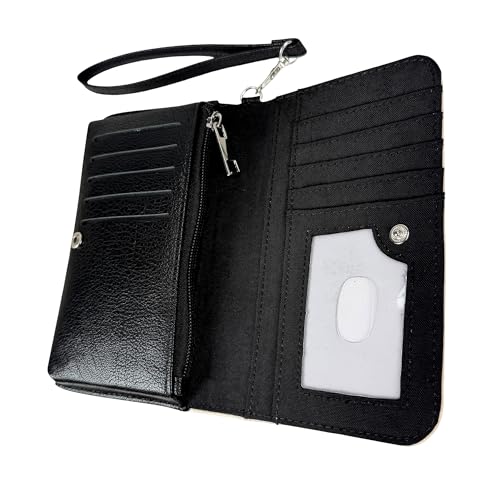 Image of Women's Bifold Wallet Winnie the Pooh Book Wristlet, Beige 7 Inch