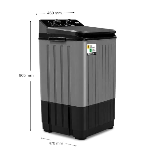 Image of VW 8.5 kg Top Load Washer Only with Powerful Wash, V8 SupremeWash, Black /Grey