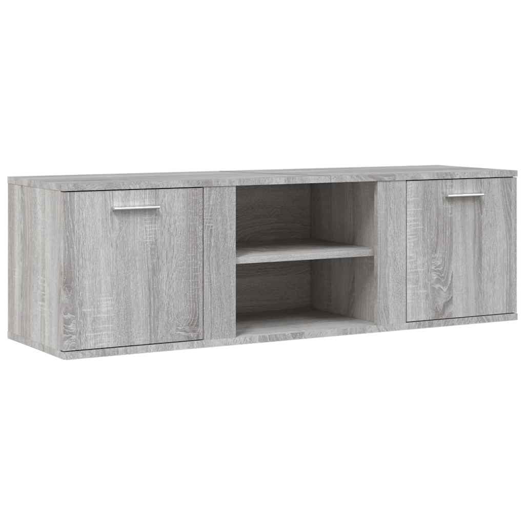 scaffale tv grey multilayer wood 120 x 34 x 37 cm