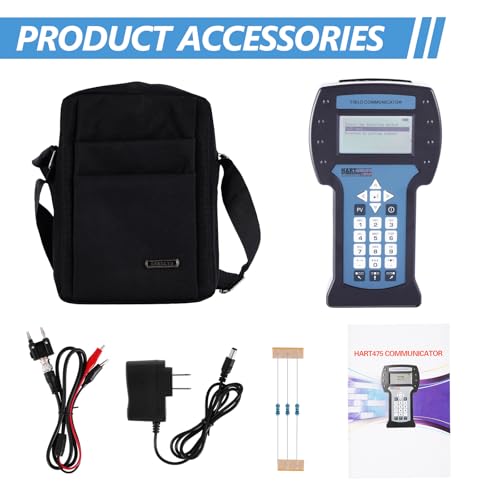 Image of YJINGRUI Handheld Field Communicator, HART 475 Smart Transmitter with Communication Cable and Operation Manual for Pressure /Displacer Level Transmitter, Vortex /Target Flowmeter