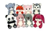 Gipsy Toys - pluszowa zabawka - panda 23 cm - łupkowo-szary - słodki i milutki plusz - miękki towarzysz - urocza zabawka