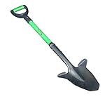 Spear Head Spade Gardening Shovel with Steel Reinforced Fiberglass Handle, Cushioned D-Grip and Sharp Hardened Steel Blade, Award Winning Spade, Model SHFD3 Lime