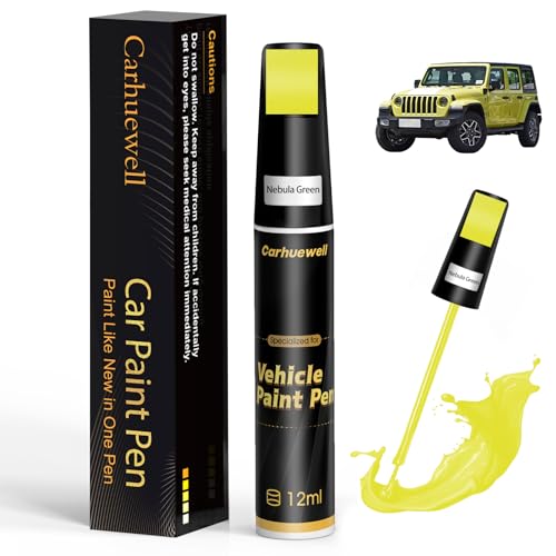 Image of Yellow Touch Up Paint for Cars, Auto Car Paint Touch Up Paint Pen for Deep Scratches, Car Scratch Repair Pen, Quick and Easy Solution to Repair Minor Automotive Scratches (Firefly Yellow)