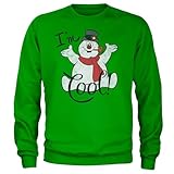 Photo Gallery frosty the snowman licenza ufficiale i m cool felpa (verde), large Photo Gallery frosty the snowman licenza ufficiale i m cool felpa (verde), large