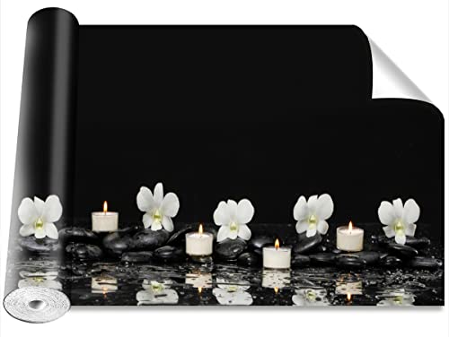 Papier peint Tulup orchidée de bougies 312x219cm grand format