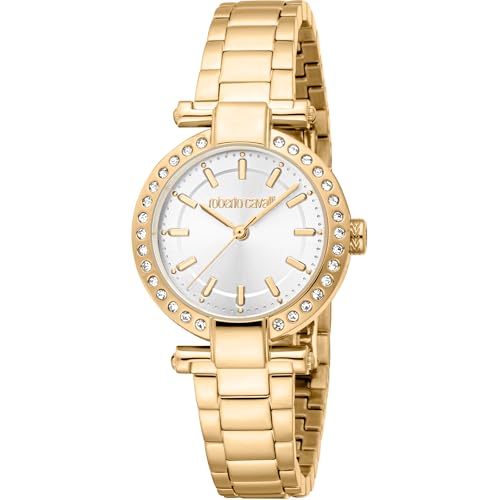 Roberto Cavalli Orologio Analogico Al Quarzo Donna Con Cinturino In Acciaio Inox Rc5L121M0055