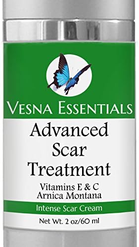 Scar Cream - 72% ORGANIC - The BEST Non-Medical Scar and Bruise Treatment with Arnica Montana and Vitamin E