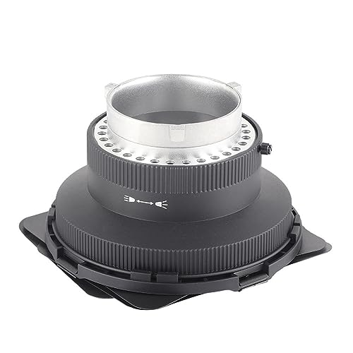 RASTKY NiceFoto FD‑110 Ajusteur de Lentille de Fresnel pour Lumière de Photographie à Monture, Ajusteur de Filetage à une Seule Main, Effets de Projecteur...