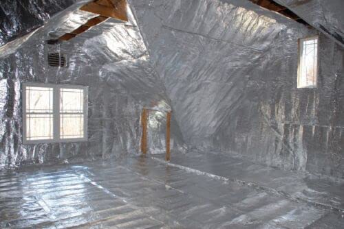 4'x50' Radiant Barrier Solar Attic Foil Reflective Insulation Perforated 200sqft