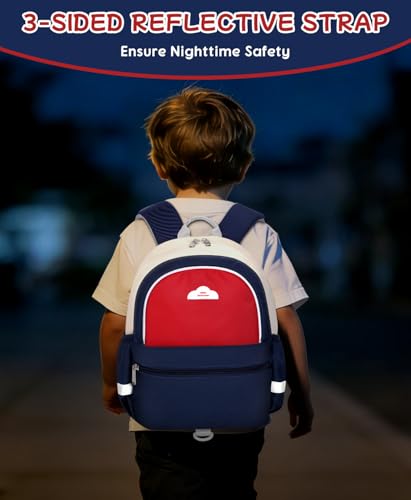 Image of Kids Backpack for Girls Boys Preschool Kindergarten Small Backpacks Bookbag | Preschool Daycare Backpacks for Children Mini Lightweight 2-4 Kid 12 inch Book Bag with Reflective Straps