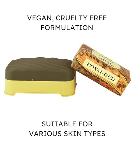 Image of Eternia Royal Oud Soap Bar Face & Body Cleanser with Waterproof Shower Radio | Luxury Bath Combo for Deep Cleansing, Rich Fragrance & Smooth Skin