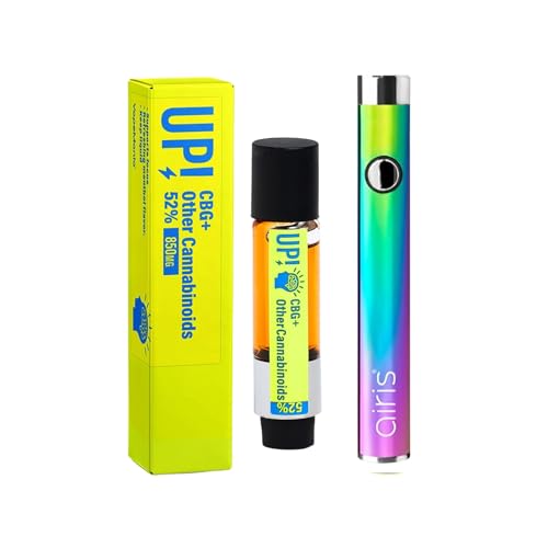 VapeMania CBG ���L�b�h �X�^�[�^�[ �Z�b�g Up! LEMON MINT 42% 420mg 1ml �J�[�g���b�W �������� �j�R�`���Ȃ� �^�[���Ȃ� Airis Vertex ���C���{�[