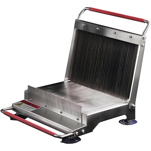Cortador manual de verduras, cortador de alimentos de acero inoxidable para jamón, tofu, plátanos, chiles y cebolletas