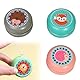 3 Stücke Yoyo Kinder Spielzeug, Holz Yo-Yos Spielzeug, YoYo Balls, Yoyo Kinder, JoJo Kinder, Karikatur YoYo Balls Kinder, Yo Yo for Kids, für Kindergeburtstagsgeschenke, Partys
