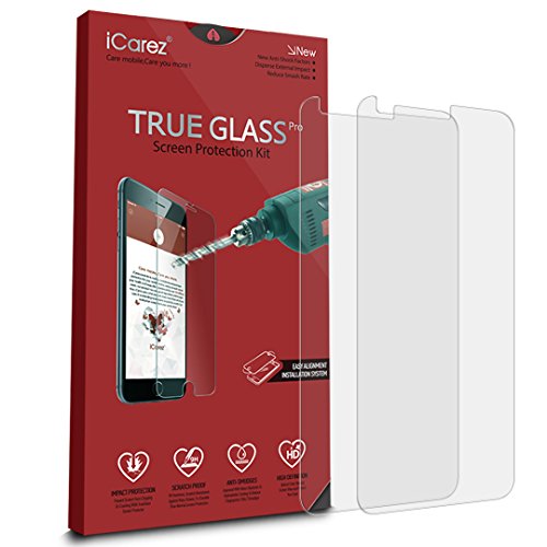 iCarez Tempered Glass Screen Protector for LG G6 2-Pack