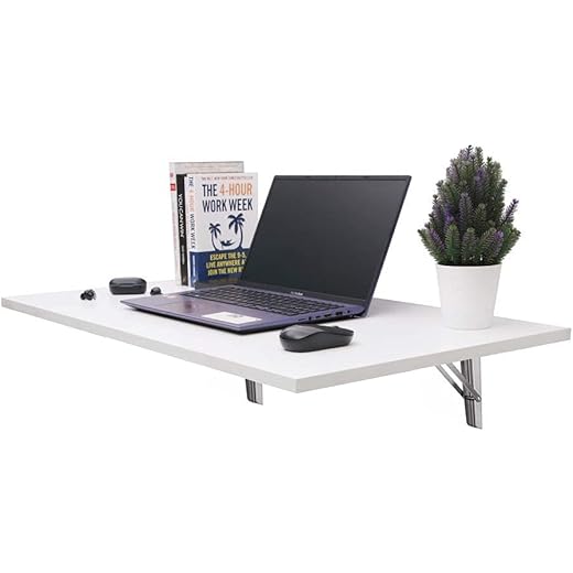 HYDERON Wall Mounted Study Table 60x80 cm