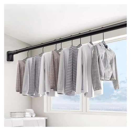 Solución de almacenamiento de vestuario con barra de ropa ajustable LWX
