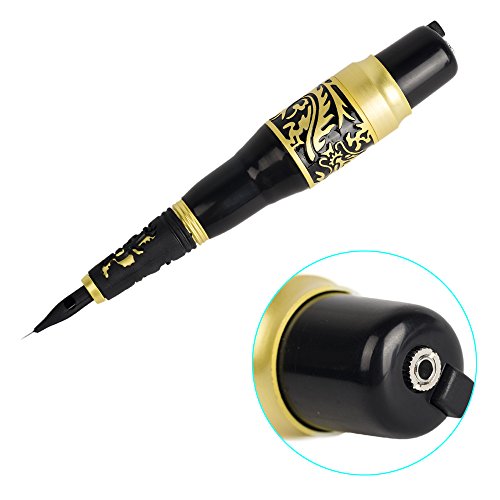 Videopup Tattoo Pen Make Up Kit, Makeup Pen Eyebrow Tattoo Pen Make Up Kit Cosmetic Machine With 50 Needles 50 Tips K04 #TOP2