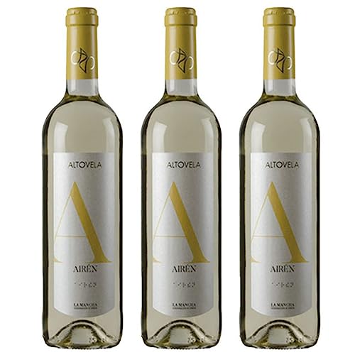 Vino Blanco Airén D.O.P. La Mancha 75cl | Vinos Bodegas Altovela | 3 Botellas