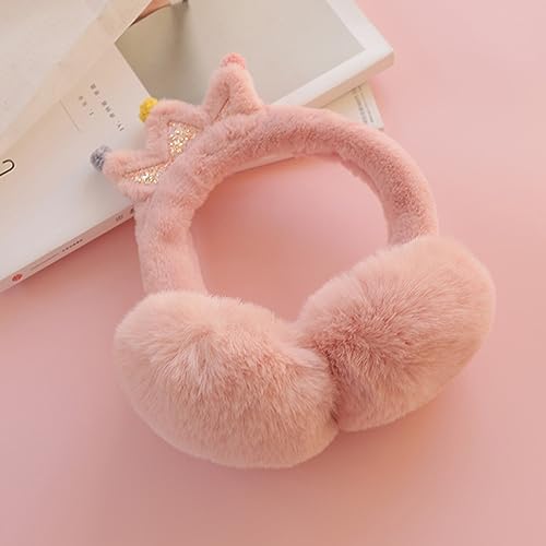 1Pc Cartoon Crown Earmuffs for Thickened Winter Ear Covers Warm Keeping Ear Muff for Outdoor Activities Cute Design for Boys for Ice Skating Skiing4
