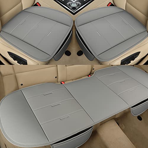 Black Panther sitzauflage Auto, umfassen Vordersitz Abdeckung und hintere Sitzbank Abdeckung, Universal PU Leder Sitzschoner passen 90{7555fbc150b9c21d28b2f5cff33e1bb30203230c48b988bf255690a4a2fb49b1} Fahrzeuge (Grau) Black Panther sitzauflage Auto, umfassen Vordersitz Abdeckung und hintere Sitzbank Abdeckung, Universal PU Leder Sitzschoner passen 90{7555fbc150b9c21d28b2f5cff33e1bb30203230c48b988bf255690a4a2fb49b1} Fahrzeuge (Grau)