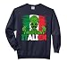 Funny Italian Alien Pun Italy Hand Gesture Italian Lover Comfort Colors Adult Sweatshirt