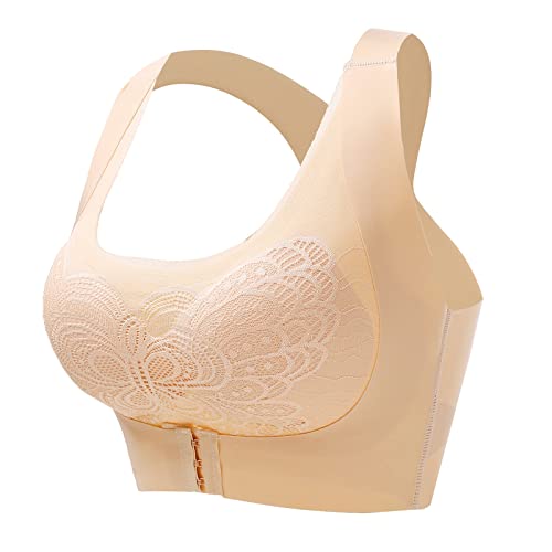 2025 Women's Seamless Beauty Back Underwear No Steel Ring Sports Bra Sexy Push-Up Comfortable Underwear Primark Online Shop, beige, XXL 2025 Women's Seamless Beauty Back Underwear No Steel Ring Sports Bra Sexy Push-Up Comfortable Underwear Primark Online Shop, beige, XXL
