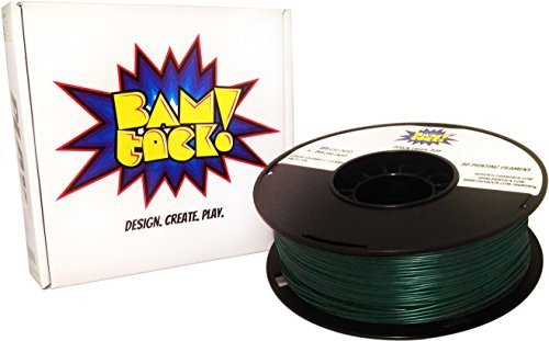 BAMtack! 1.75mm White PLA 3D Printer Filament - 1kg (2.2 lbs) +/- 0.03mm Accuracy