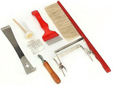 AmgateEu 7-Piece Beekeeping Tool Set