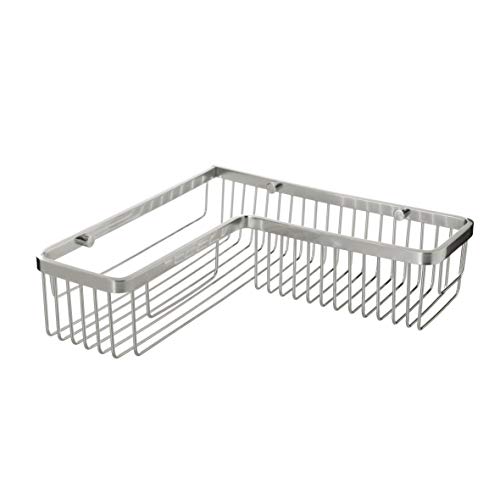 Tatay Estanteria Ducha Esquina Rectangular Aluminio | Incluye Tornillos | Compatible Sistema Sin Taladro (Quick Fix) | Resistencia Humedad | Moderno | Fácil Drenaje | 30x8,5x30 cm - Modelo Aluminium
