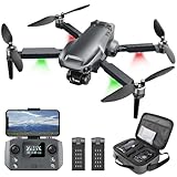 Drone with 4K Camera RC Quadcopter for Adults, 1640ft Long Range Video Transmission, 3-Axis Gimbal, 46Mins Flight Time GPS Auto Return and Follow Me, Circle Fly, Waypoint Fly, Altitude Hold