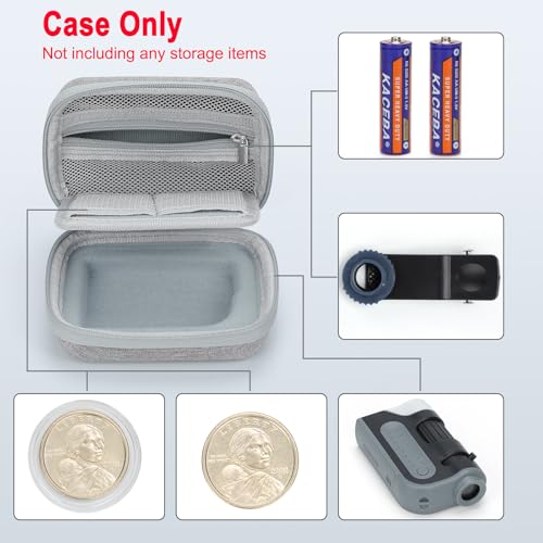cainda Microscope Case for Carson MicroBrite Plus 60x-120x LED Lighted Pocket Microscope (MM-300 and MM-350) and for BEBANG LAKWAR 60x-120x Pocket Microscope(Case Only) - Thumbnail 5