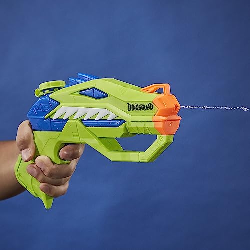 Nerf Super Soaker DinoSquad Raptor-Surge Dual Pack, 2 Blasters à Eau avec Design de Dinosaure