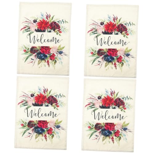 Drapeaux de Jardin Fleur en Polyester : Décoration Extérieure Anti-Décoloration - 2