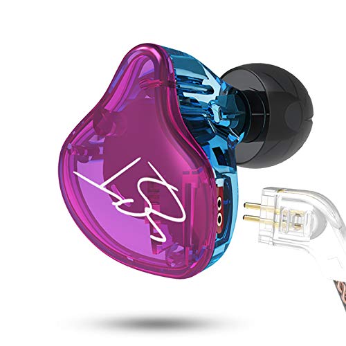 Auriculares in-ear FEDAI KZ ZST negros con cable desmontable miniatura 3
