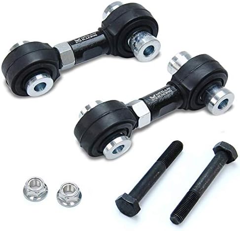 Megan Racing Sway Bar End Links(Black, Rear, Steel Alloy) Works (MRS-SC-0630-02)