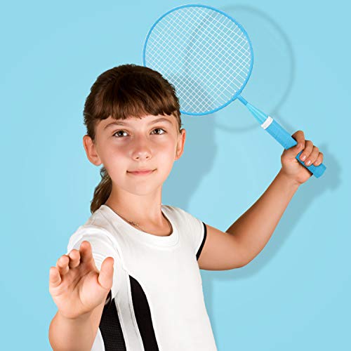 Image of KH Badminton Rackets Set of 2 4 6 for Adults Kids,Beach Lawn Backyard Game Outdoor Sports,Racquets,Shuttlecocks & Carry Bag Included