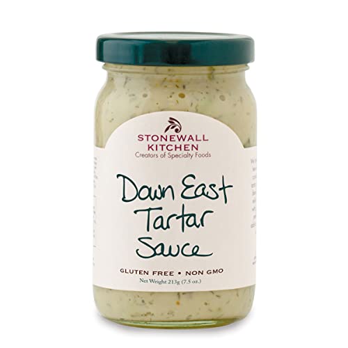 Stonewall Kitchen Salsa, abajo este Tartar, 7.5 onzas Blanco