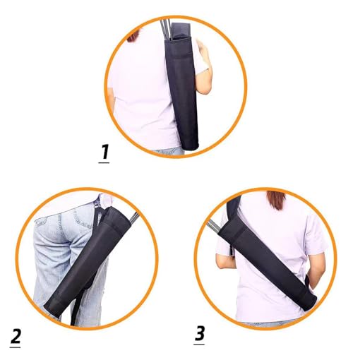 Carcaj de cadera ajustable y plegable con correa acolchada para entrenamiento 7