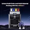 QIDI Q2C 3D Printer, Enclosed FDM with New Generation Leveling Sensor for Full Auto Leveling, 600mm/s High Speed, 270x270x256mm Build Volume, 370C Bimetal Hotend Unlock PPS-CF, from Beginner to Expert